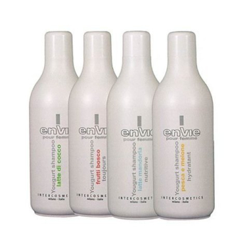 .ENVIE YOGURT SHAMPOO SZAMPON JOGURTOWY Z BRZOSKWINIĄ I MELONEM 1000 ML  . Wyprz